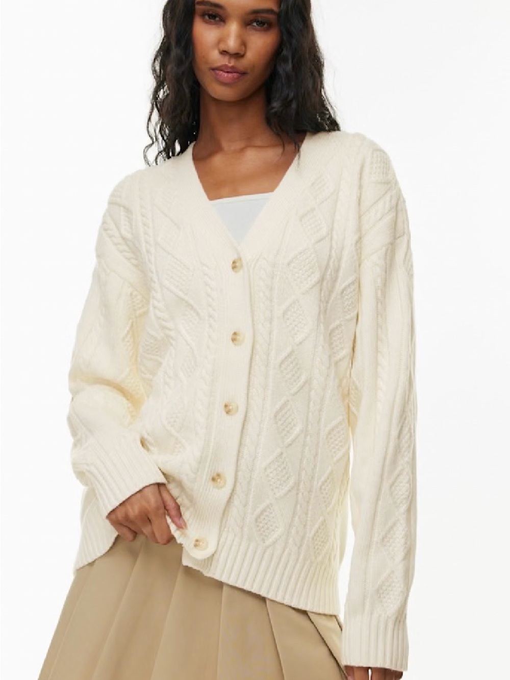 Sunday Best Cable Knit Cardigan